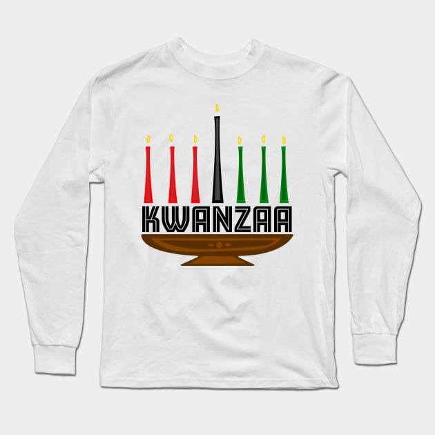 KWANZAA Long Sleeve T-Shirt by GRAND CRU